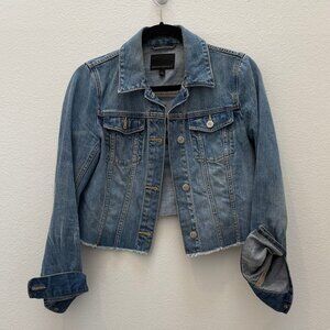 Banana Republic Cropped Denim Jacket